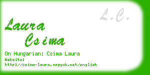 laura csima business card